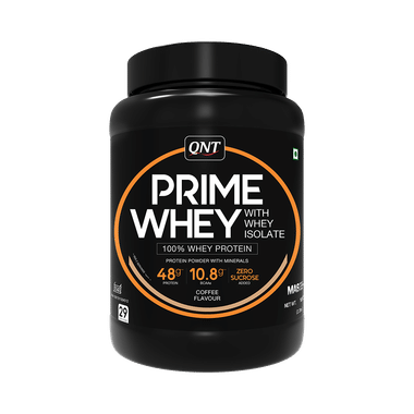 QNT Prime Whey Isolate Powder Coffee