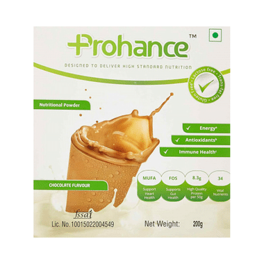 Prohance Protein Supplement | Powder for Energy, Immunity & Antioxidant Support | Flavour Chocolate