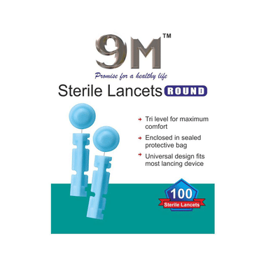 9M Sterile Lancets Round
