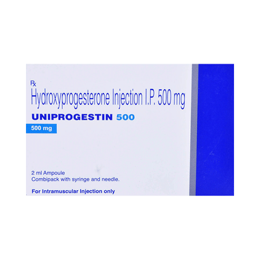 Uniprogestin 500mg Injection