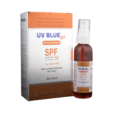 uv blue gel sunscreen