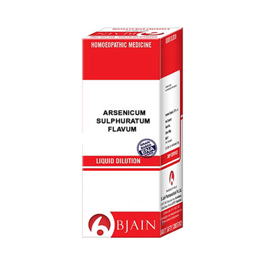 Bjain Arsenicum Sulphuratum Flavum Dilution 1000 CH