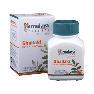 Himalaya Wellness Pure Herbs Shallaki Bone & Joint Wellness Tablet | Reduces Pain & Inflammation