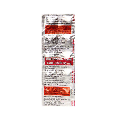 Chlorpromazine 50mg Tablet