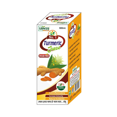 Sansu Sugar Free 100% Herbal Ayurvedic Turmeric Juice