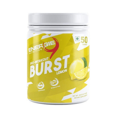 Energie 9 Nutrition Pre-Workout Burst Lemon