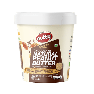 Nutty Natural Peanut With Superfood Quinoa | Flavour Chocolate Quinchy Butter