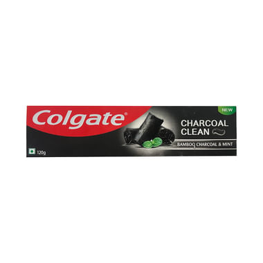 Colgate Charcoal Clean Toothpaste With Bamboo Charcoal And Wintergreen Mint