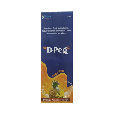 D-Peg Oral Solution Delicious Pineapple Sugar Free