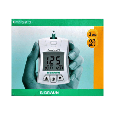 B Braun Omnitest Kit with 10 Strips Multi Color