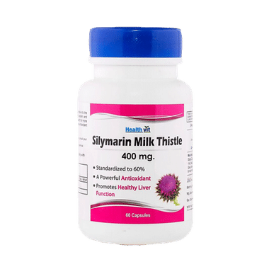 HealthVit Silymarin Milk Thistle 400mg Capsule