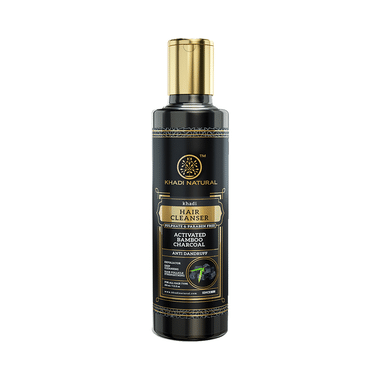 Khadi Naturals Hair Cleanser Activated Bamboo Charcoal