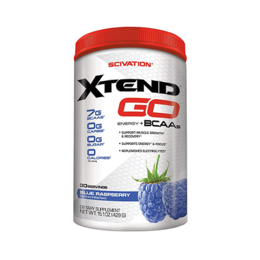 Scivation Xtend GO (Energy+BCAA) Blue Raspberry