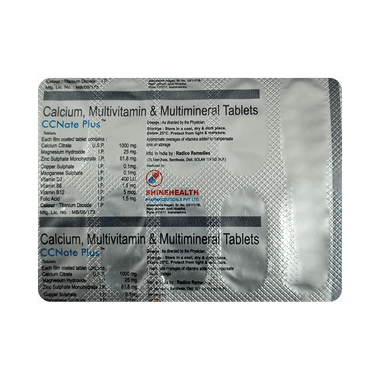 <span style='color:#626A7A'>Ccnate-Plus Tablet</span>