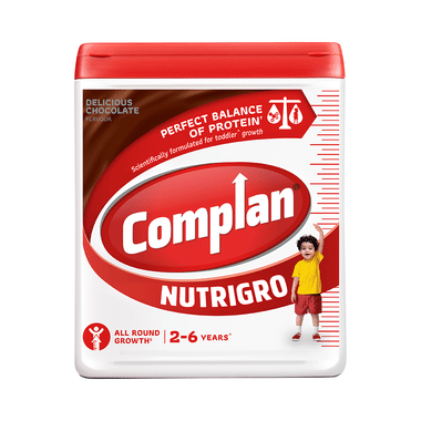 Nutrigro By Complan Protein | 2 To 6 Years | Flavour Delicious Chocolate