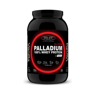 Sinew Nutrition Palladium 100% Whey Protein With Digestive Enzymes Vanilla