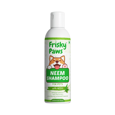 Frisky Paws Neem Shampoo For Pets (200ml Each)