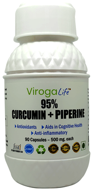 Viroga Life 95% Curcumin+Piperine Capsule Viroga Life 95% Curcumin+Piperine Capsule