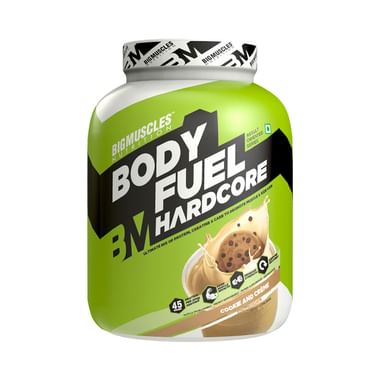 Big  Muscles Body-Fuel Hardcore Cookies & Cream Powder