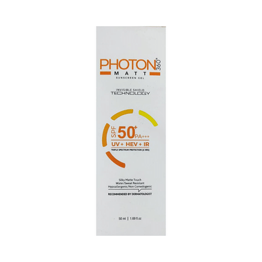 Photon 360 Matt Sunscreen Gel SPF 50+  PA+++