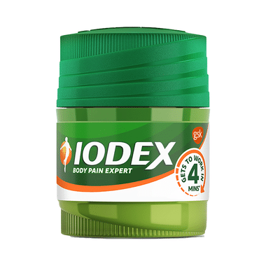 Iodex Balm | For Pain Relief From Headaches, Sprains, Neck, Shoulder, Joints, Back & Muscular Pain