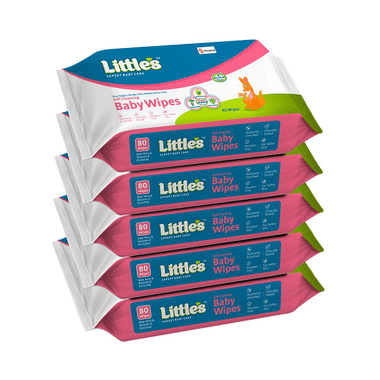Little's Soft Cleansing Baby Wipes (80 Each)