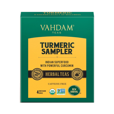 Vahdam Teas Turmeric Tea Sampler (2gm Each) Assorted