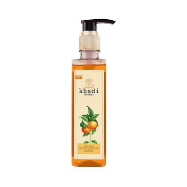 Vagad's Khadi Orange & Lemongrass Herbal Face Wash