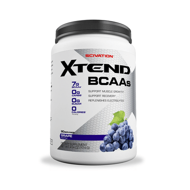 Scivation Xtend BCAA Powder With Electrolytes| For Muscle Growth & Recovery | Flavour Grape