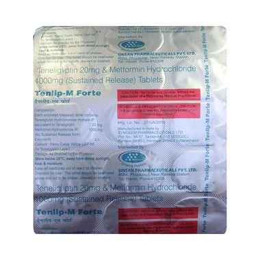 <span style='color:#626A7A'>Tenlip-M Forte Tablet SR</span>