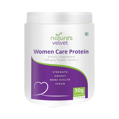 Nature's Velvet Unflavoured Women Care Protein Powder