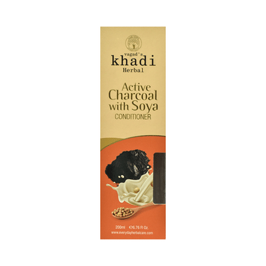 Vagad's Khadi Herbal Conditioner Active Charcoal With Soya