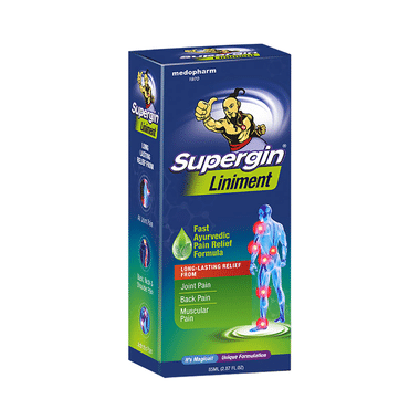 Medopharm Wellness Supergin Liniment Oil For Joint, Muscle, Back, Shoulder And Arthritis Pain