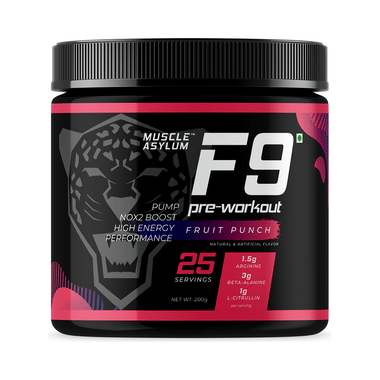 Muscle Asylum F9 Pre-Workout Fruit Punch