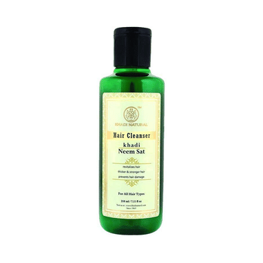 Khadi Naturals Ayurvedic Neem Sat Hair Cleanser
