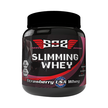 SOS Nutrition Slimming Whey Protein Powder Strawberry