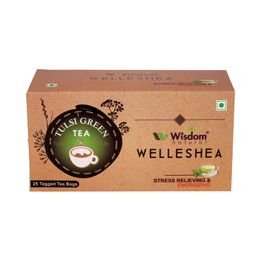 Wisdom Natural Tulsi Green Welleshea Tea