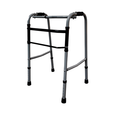 Fidelis Healthcare Portable Height Adjustable Foldable Walker Grey