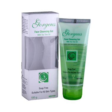 Gorgeus Face Cleansing Gel With Tea Tree Oil | Soap-Free