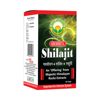Basic Ayurveda Shodhita Shilajit Capsule