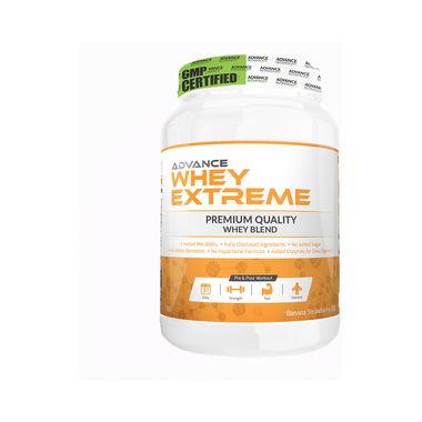 Advance Nutratech Whey Extreme Protein Powder Banana Strawberry