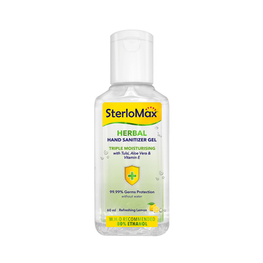 SterloMax Herbal Hand Sanitizer Gel (60ml Each)