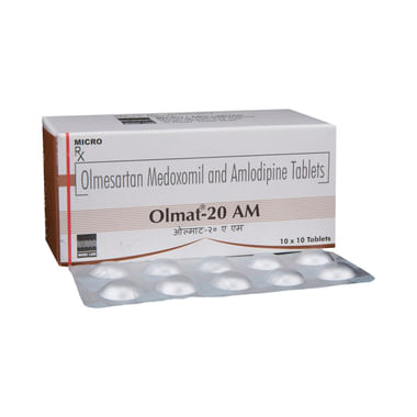 Olmat 20 AM Tablet