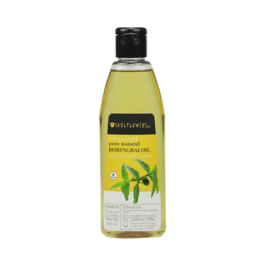 Soulflower Pure Natural Bhringraj With Coconut & Sesame Oil