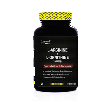 HealthVit Fitness L-Arginine With L-Ornithine 1500mg Capsule