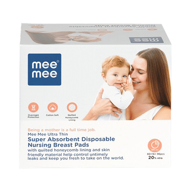 Mee Mee Ultra Thin Super Absorbent Disposable Nursing Breast Pads