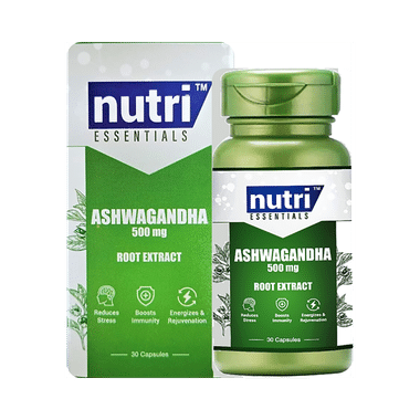 Nutri Essential Ashwagandha 500mg Capsule