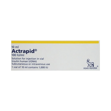 Actrapid 100IU/ml Solution for Injection