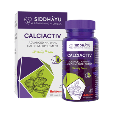 Siddhayu Calciactiv Advanced Natural Calcium Supplement Tablet