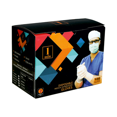 1Mile Disposable Medical Examination Glove Large